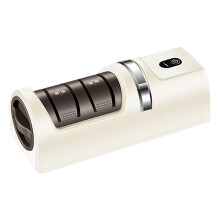 Electric Knife Sharpener with Diamond Wheel, Efficient Kitchen Blade Sharpening Tool for All Household Knives