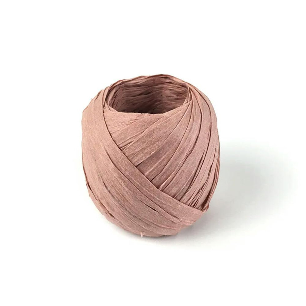 20M Hand-Knitted Bast Straw Paper Yarn For Eco-Friendly Baking, Packaging, Crafting, And Summer Hats 6947110352565