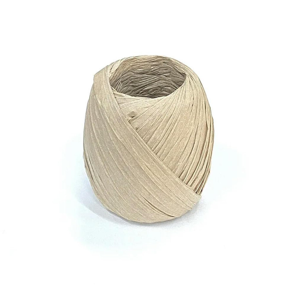 20M Handcrafted Bast Straw Paper Yarn For Eco-Friendly Baking, Gift Packaging, Belt Making, Crochet, Summer Hats, Bags 6038364459541