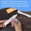 Paper Bonefolder, 2-Pack Plastic Folding Tools, Bone Folder for Card Making, Paper Crafts, Leather Projects 3