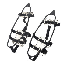 24 Teeth Snow Spikes Grip for Boots Antislip Ice Shoes for Winter Activities Skiing Outdoor Slopes