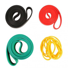 4pcs Exercise Workout Bands High Elastic Resistance Bands for Working Out Men Women Colorful Tw