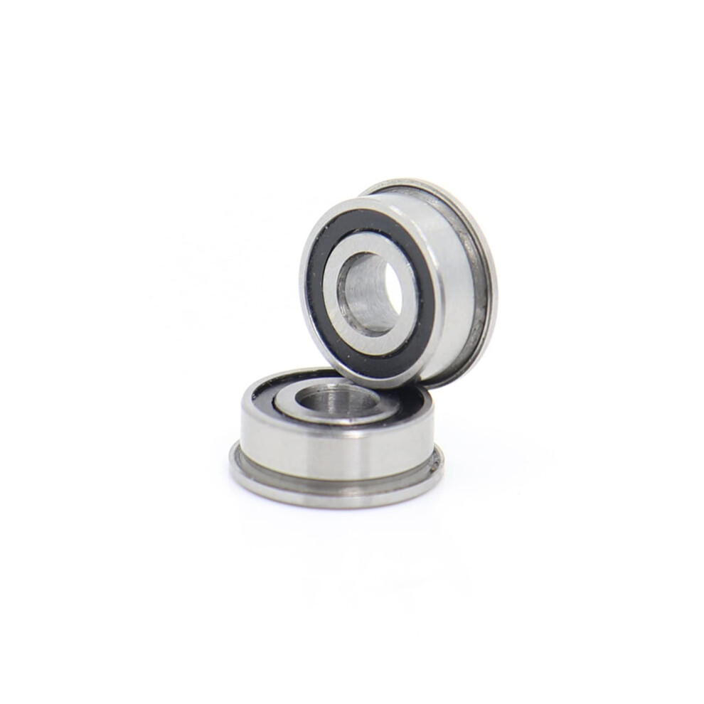 Bearing 4X10x4mm Abec-1 Miniature Flange Mf104rs Ball Bearing 10Pcs Lf-1040Dd High-Precision Steel Bearings 6447073834059