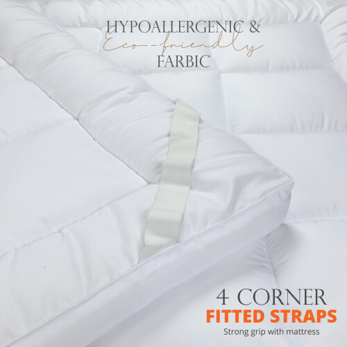 (Double ) Mattress Topper Luxury Soft 10cm Quilted, Extra Deep,