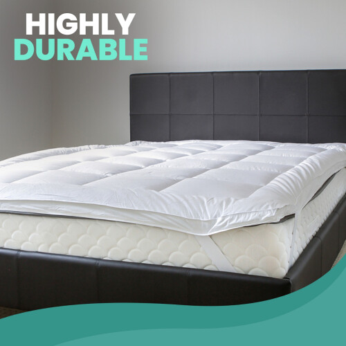 (Double ) Mattress Topper Luxury Soft 10cm Quilted, Extra Deep, 1