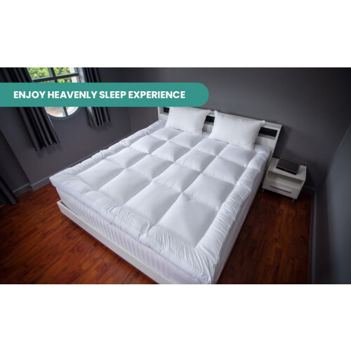 (Double ) Mattress Topper Luxury Soft 10cm Quilted, Extra Deep, 2
