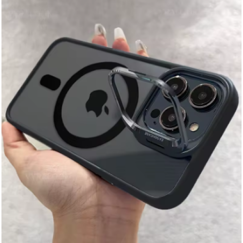 (Black, iPhone17) Lens Protection Phone Case For iPhone 17