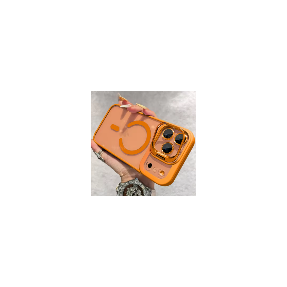 (Orange, Iphone17 Pro) Lens Protection Phone Case For Iphone 17 Not,Specified 5051140569228