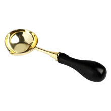 Lacquered Seal Spoon for Letter Art | Copper Stamp Melts for Sealing Envelopes and Letters