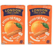 London Fruit & Herb Co. Spiced Orange - 20 Tea Bags, Pack of 2