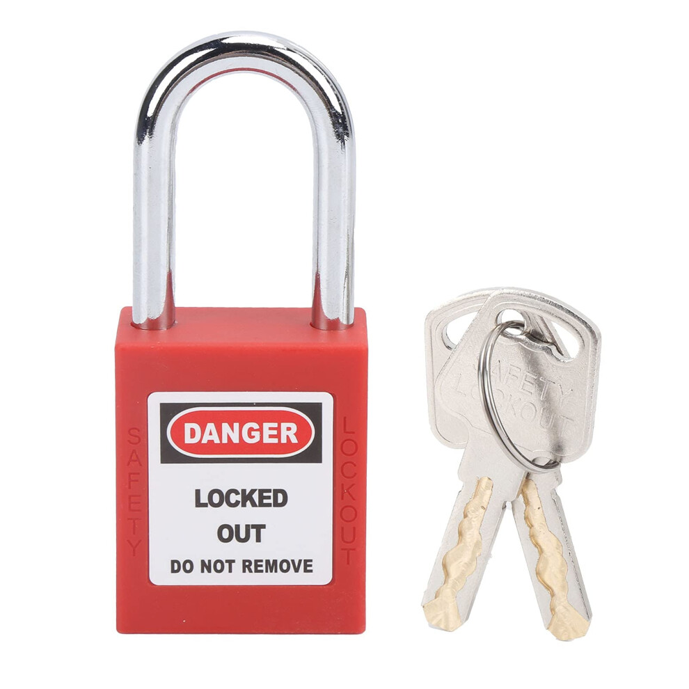 Lockout Tagout Locks Padlock Loto Locks Red 38Mm Security Kit With 2 Button Compatibility For Tag Out Stations 6447073835667