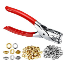 Grommet Tool Set 12 mm with 320 Grommets, 320 Washers and Punch Set for Clothing Repair and DIY Projects