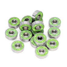 ILQ-11 608 RS Bearings 8 x 22 x 7 Green Longboard Speed Inline Skate Wheel Bearings 8 Pack Black