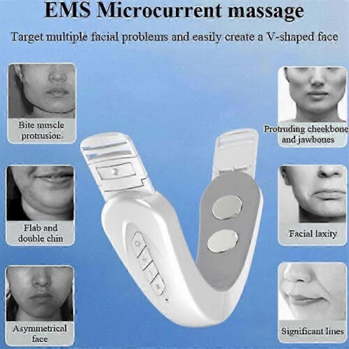 V-Face Shaping Massager Face Lifting Double Chin Removal Belt Machine Tw 2