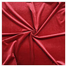 Samtstoff Fleecestoff Roter Polyester Polsterstoff 145 cm Breite für Nähen Basteln Dekoration Kostüme Tischdecken 2m Style 18