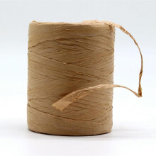 180m Roll Bio Bastseil Garn for Knitting Summer Hats, Bags, Gift Box Packaging, Eco-Friendly Natural Twine