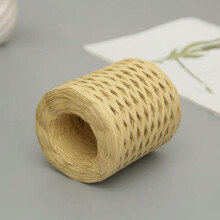 200m Natural Bast Twine, Eco-Friendly Paper String for Crafts, Party Decorations, Gift Wrapping, Hats, Bags