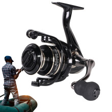 Reel Fishing Saltwater Fishing Reel NX-6000 Metal Spincast Baitcasting Tool 5.2:1 Gear Ratio for Freshwater and Saltwater