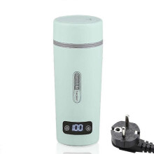 Portable Electric Kettle for Boiling Water 350ml Stainless Steel Anti-Spill Leak Proof Personal Hot Tw