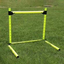 Small Agility Hurdle Trainer Set, Adjustable 10-60cm PVC Hurdles for Kids, Dogs, and Horses, Portable Pack of 2