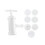 Manual Pasta Machine, Plastic Noodle Press for Kitchen, Adjustable Thickness, Easy to Use Pasta Maker 1