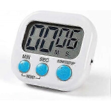Magnetic Kitchen Timer with Large Lcd Display, Timers for Cooking, Studying, Loud Alarm And Countdown Timer Tw