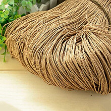 500g Natural Bast Yarn for Crochet, Summer Paper Straw Threads, DIY Handcrafts for Knitting Hats, Bags, and Baskets