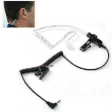 3.5mm Police Listen Only Acoustic Tube Earpiece Headset for Motorola Speaker Mic Tw