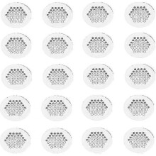 Ventilation Grille 20 Pieces Ventilation Grille 35mm Ventilation Grille Ventilation Grille Ventilation Grille Hole Stainless Steel White Round Ventila