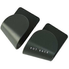 (Green) 2pcs/Set Pot Lid Holder Wall-Mounted Hanging Holders for pan pot cover racks Cabinet Door Pan Lid Organizer Kitchen Storage Rack