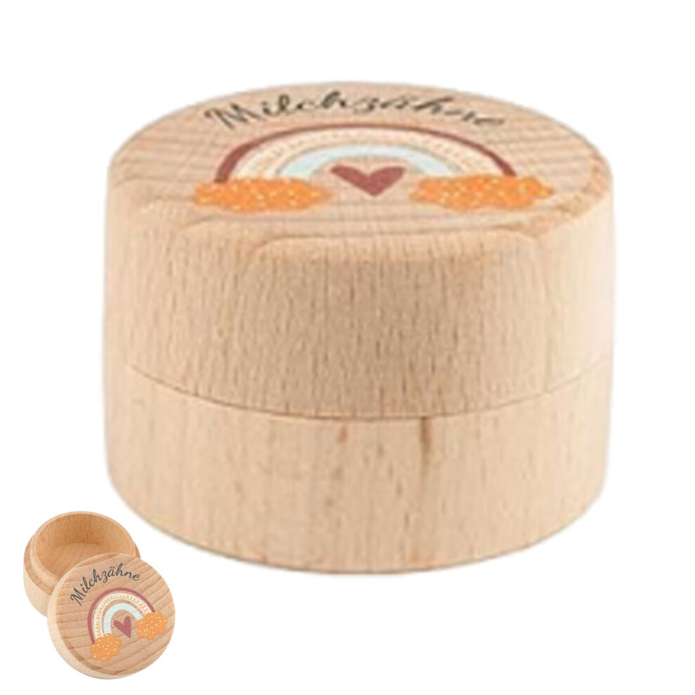 Cute Tooth Box for Lost Teeth Storage, Wooden Baby Tooth Keepsake Box, Child Tooth Collection Case, Milky Teeth Organizer