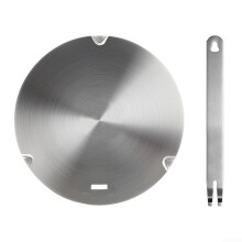 Magnetic Stainless Steel Heat Conduction Plate for Kitchen Needs - Slim Design, Versatile, Durable, 30x20 cm