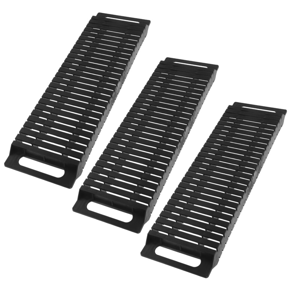 3-Piece Antistatic Pcb Rack With Slots For Stable Circuit Board Installation, Ideal For Electronic Projects 6447073838149