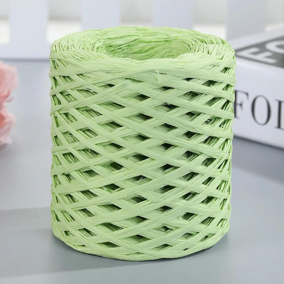 200M Natural Bast Straw Yarn For Knitting And Crocheting, Rafia Paper Twine For Diy Summer Hats And Beach Bags 6482260866574