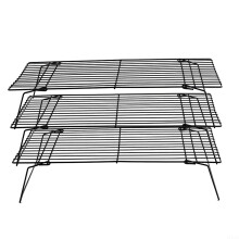 Stackable Cake and Biscuit Cooler, Rust-Resistant Metal, Sturdy Kitchen Storage, 2-Tier Design, Durable Bakeware