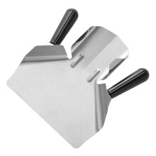 Fries Scooper - Portable Stainless Steel Fry Bagging Scoop for French Fries, Popcorn, and Fried Snacks, Durable Design