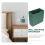 Wall Mounted Storage Box Abs Plastic 3.9x3.5in 7
