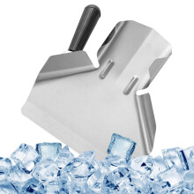 Popcorn Scoop - Stainless Steel Hand Scoop for Commercial Use, Ideal for Serving French Fries, Snacks, and Dried Nuts