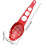 Pasta Scoop Spaghetti Spoon Server Red 2 in 1 Multifunctional Strainer and Serving Tool Comfortable Kitchen Cutlery 4