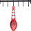 Pasta Scoop Spaghetti Spoon Server Red 2 in 1 Multifunctional Strainer and Serving Tool Comfortable Kitchen Cutlery 1