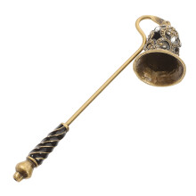 Rhinestone Flower Design Candle Snuffer Tool for Stylish Home Decor, Practical Use, and Unique Candle Accessories