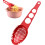 Pasta Scoop Spaghetti Spoon Server Red 2 in 1 Multifunctional Strainer and Serving Tool Comfortable Kitchen Cutlery 5