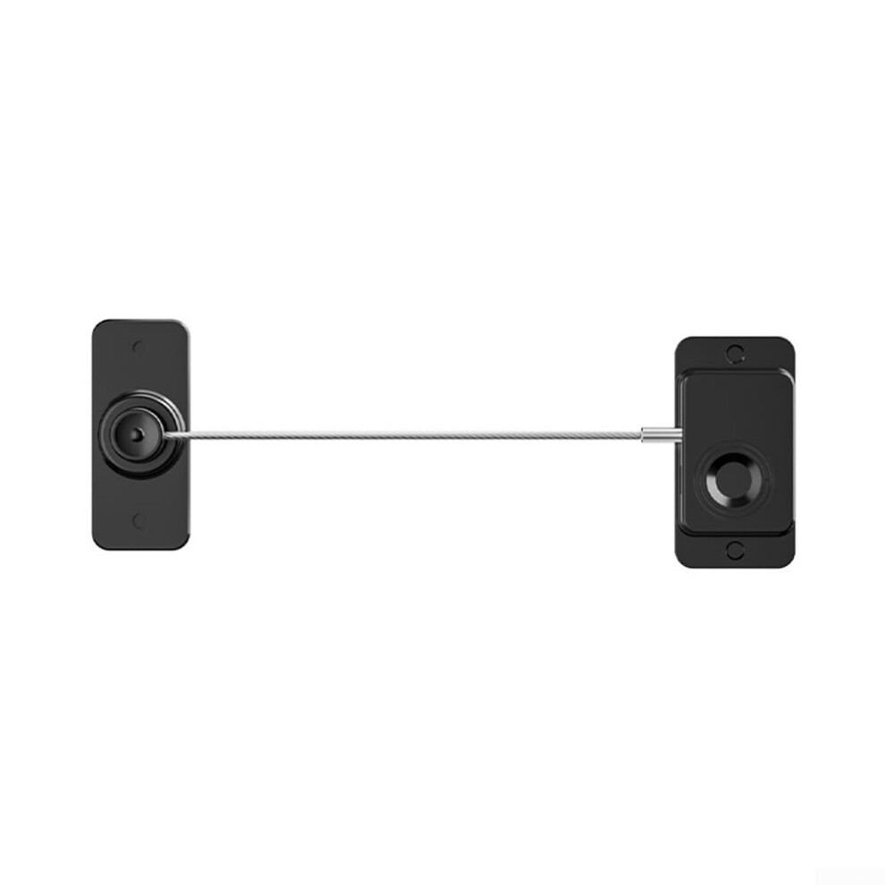 Efficient Fingerprint Recognition Lock For Multiple Furniture Types Including Refrigerators, Black, Durable Design 6038364467508