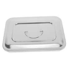 Stainless Steel Rectangular Medical Storage Box with Portable Disinfection Container for Clinics and Hospitals