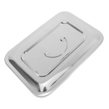 Stainless Steel Rectangular Storage Container with Lid, Multifunctional Medical Disinfection Box for Tools, 500ml