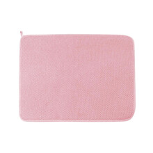 (1 Packung) (rosa) Mikrofaser-Trockenmatte Küchenschrank-Trockenmatte Verbrühschutzmatte-OEIN