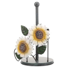 Papierhandtuchhalter für die Arbeitsplatte, Sonnenblumen-Taschentuchhalter, Küchenrollen-Papierständ