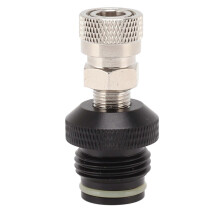 CO2-Tank-Buchsenadapter, auslaufsicher, Edelstahl, Aluminiumlegierung, 8 mm, G1/2, 14-Schlauch, Schn