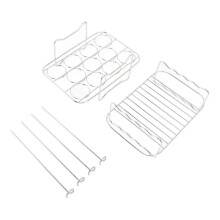 Dampfgarer-Set, Eier-Dampfgarer, Grillspieß, 304 Edelstahl, sicher für NINJA FOOD