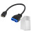 USB 3.1 Typ-C Mini 20 Pin Frontpanel-Header auf USB 3.0 Standard 19/20pin Header-Verlängerungskabel 2